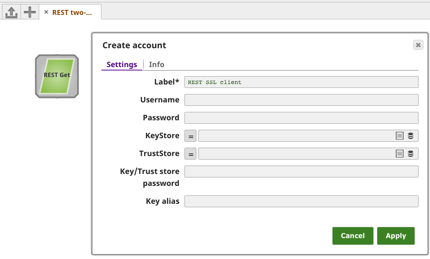 REST SSL Create Account